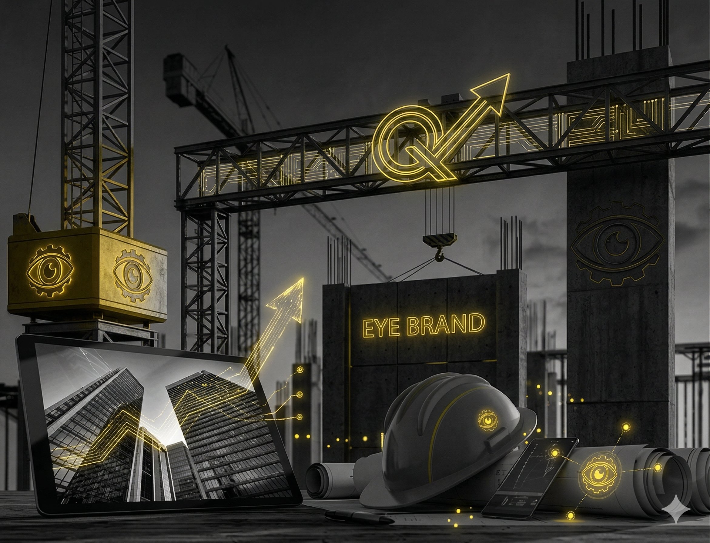 agência de marketing para construtoras e incorporadoras — equipe de obras com marketing digital e presença estratégica